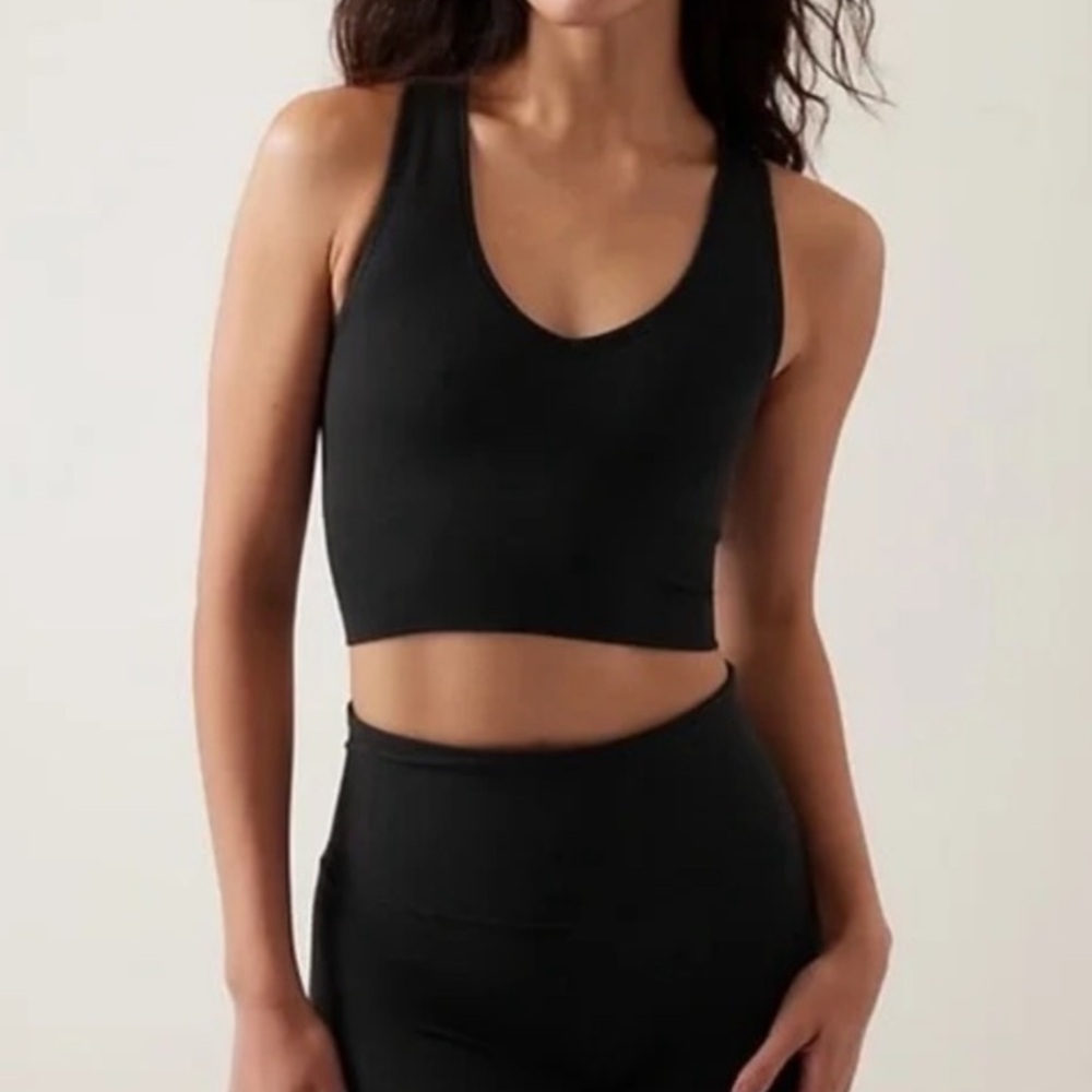 NWOT Athleta Aurora Seamless Crop Rib Tank